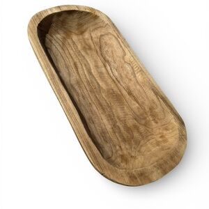 Natural Wood Decorative Bowl